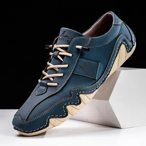 Chaussures décontractées bleues pour hommes avec semelle pieuvre et logo Salkin