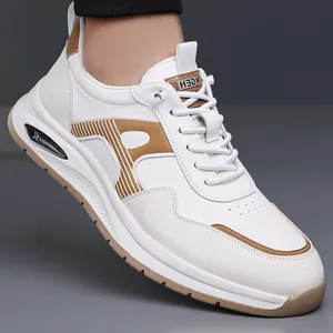 Sneakers da Uomo Casual alla Moda Suola Spessa Traspiranti Scarpe Sportive all'Aperto Confortevoli Color Block Taglio Basso Scarpe da Tavola