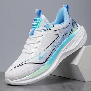Sneaker da Uomo in Mesh Traspirante Scarpe da Corsa Casual Leggere per l'Estate Taglie Forti Tendenza Outdoor Viaggio Scarpe da Camminata