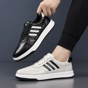 Modern lightweight fashion sneakers for men featuring a classic triple stripe design style