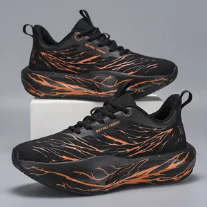 Heren Casual Hardloopschoenen Ademend Mesh Sport Sneakers Retro Trend Lichtgewicht Atletische Wandelschoenen Voor Dagelijkse Training