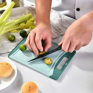 Thickened non-slip PP cutting board set for kitchen fruits and baby food supplement