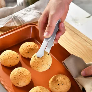 Pince alimentaire en silicone en forme de patte de chat résistante à la chaleur