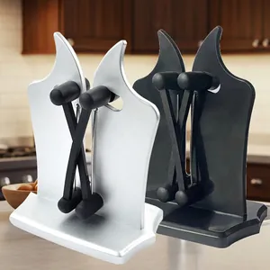 Affilacoltelli da cucina manuale professionale con un design unico a fiamma