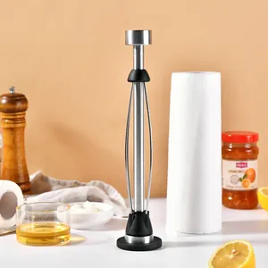 Vertikaler Küchenrollenhalter aus Edelstahl im minimalistischen Design für die Küche
