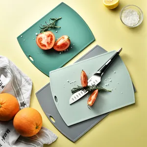 High-quality 3-piece non-slip PP cutting board set for categorized kitchen food prep
