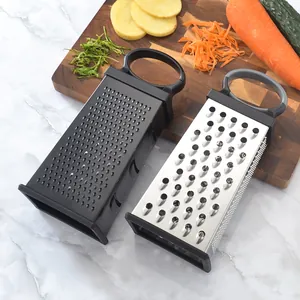 Râpe à fromage multifonctionnelle à quatre faces en acier inoxydable pour légumes