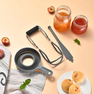 Kit de mise en conserve 3 pièces avec lève-bocal, entonnoir et spatule