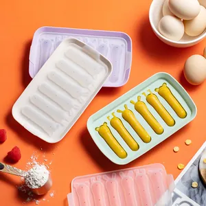 Heat-resistant animal shaped silicone sausage mold for baby food supplement making