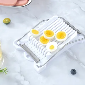 Multifunctional 10-wire stainless steel slicer for luncheon meat and boiled eggs