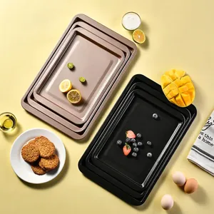 Non-stick Carbon Steel Rectangular Baking Pan For Oven Professional Cake Cookie Biscuit Tray Kitchen Home Bakeware