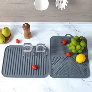 Hittebestendige PVC Keuken Droogmat Waterdicht Antislip Vaatdroogmat Aanrecht Beschermer Placemat Voor Thuis
