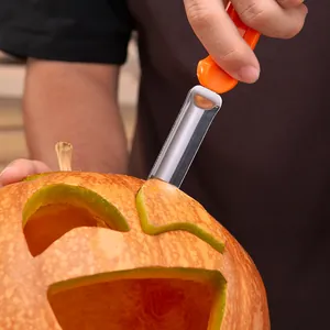 Professional stainless steel pumpkin carving tool for Halloween DIY decorations