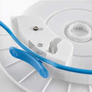 10-Zoll PP-Kuchendrehscheibe mit Verriegelung und rutschfester Basis für das Backen.
