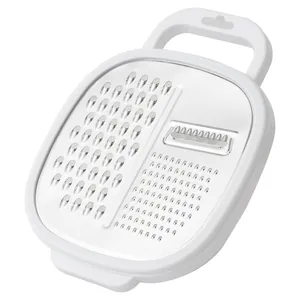 Multifunctional stainless steel kitchen grater for slicing and shredding vegetables