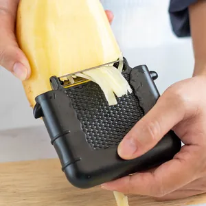 Multifunctional 3-in-1 handheld vegetable peeler and grater for kitchen use