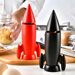 Afilador de Cuchillos Manual con Forma de Cohete Diamante Cerámica Herramienta de Cocina Creativa Afilador Portátil