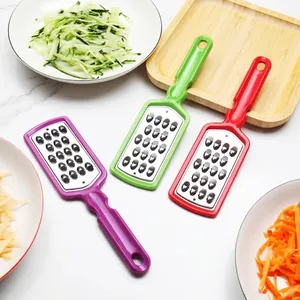 Râpe à Fromage en Acier Inoxydable Portable Zesteur de Citron Broyeur de Chocolat Grattoir à Légumes Avec Poignée en PP Trou de Suspension