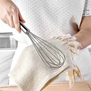 Frusta manuale professionale in acciaio inossidabile per sbattere uova e dolci in casa