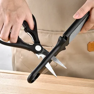 Afilador manual multifunción 6 en 1 afilando unas tijeras de cocina profesionales