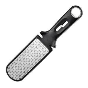 Afilador de cuchillos profesional multifuncional 6 en 1 de doble cara con diamante
