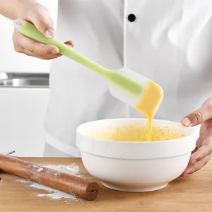 Professional translucent silicone spatula for cake baking and cream mixing 1 piece