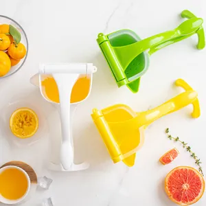 Presse-Agrumes Manuel en Plastique Presse-Citron Extracteur de Fruits Machine à Jus Domestique Outils de Cuisine