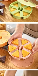 Detail view of silicone cheese-shaped mold for baby food supplements and DIY cakes