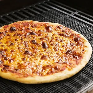 Tapis de barbecue antiadhésif en fibre de verre pour cuire des pizzas sur le gril