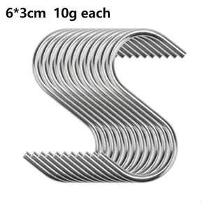 Silicone S Shaped Hooks Multipurpose Kitchen Storage Organizer For Hanging Utensils Towels Home Minimalist Versatile Hooks Wardrobe Accessory