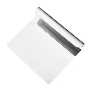 Professional 304 stainless steel dough scraper and cutter for kitchen baking tasks