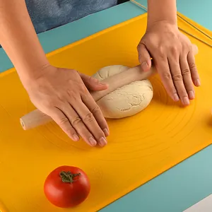 Professionelle rutschfeste Silikon-Teigmatte mit präzisen Messmarkierungen für das Backen zu Hause
