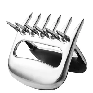 Professional stainless steel meat shredder claws for BBQ pulled pork and turkey shredding
