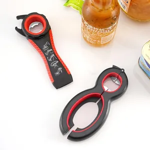 Multifunctional Stainless Steel Manual Bottle Opener And Can Opener Kitchen Tools For Beer Lids Pull Tabs Gripper For Seniors