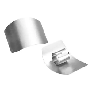 Stainless steel finger guard for cutting vegetables kitchen safety finger protector set