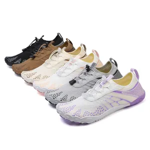 Chaussures pieds nus multicolores légères pour la randonnée la natation et le fitness