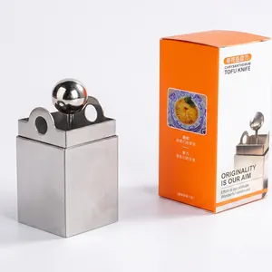 304 stainless steel chrysanthemum tofu mold and shredding knife with retail box set