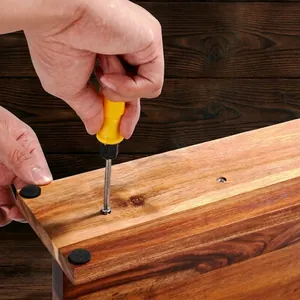 Premium magnetic acacia wood knife holder with double-sided design for kitchen storage