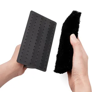Kit de nettoyage pour barbecue avec poignée et tampon à récurer amovible
