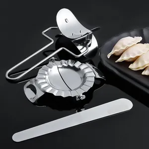 304 Stainless Steel Dumpling Maker Set Manual Dough Skin Cutter And Stuffing Scoop Kitchen Cooking Tool For Home Wonton Mold