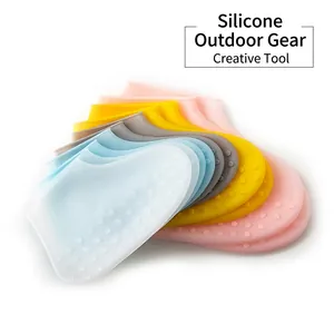 Couvre-chaussures imperméables en silicone réutilisables en plusieurs couleurs pour extérieur