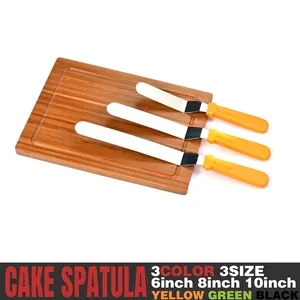 Set professionale di spatole a gomito in acciaio inossidabile da 6, 8 e 10 pollici