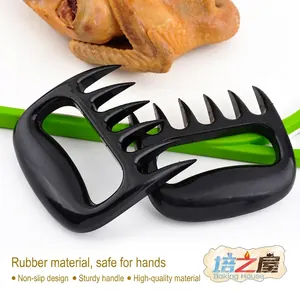 Griffes d'ours noires durables pour barbecue et effiloché de porc