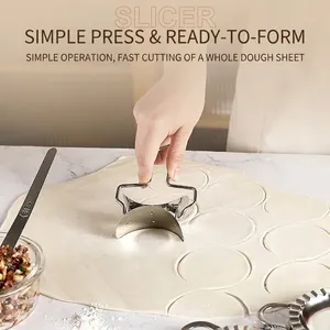 Coupe-pâte en acier inoxydable 304 pour découper des cercles de pâte à raviolis