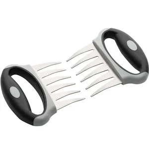 Stainless steel bear claw meat shredders for BBQ, ergonomic handle for shredding meat