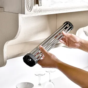 Rollbarer Abtropfgestell aus 304 Edelstahl für die Küchenspüle mit Silikonrand