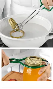 Professional canning jar lifter tool set for safe homemade jam making in kitchen