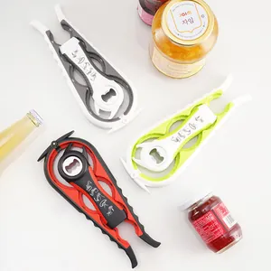 Manual Can And Bottle Opener Set Multi-function Jar Opener For Weak Hands Seniors With Arthritis Silicone Non-slip Lid Remover Kitchen Tools