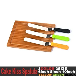 Stainless Steel Offset Icing Spatula Cake Smoothing Tool Cream Decorating Spatula Professional Baking Utensil For Home Bakery