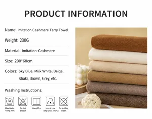 Especificaciones detalladas del producto bufanda de invierno de color liso y chal largo